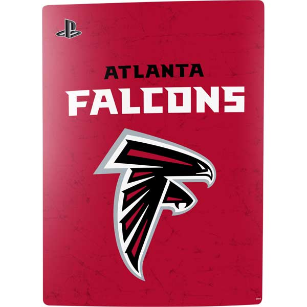 Atlanta Falcons Distressed Sony PlayStation Skin