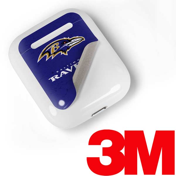 Black Baltimore Ravens Personalized AirPods Pro Case Cover