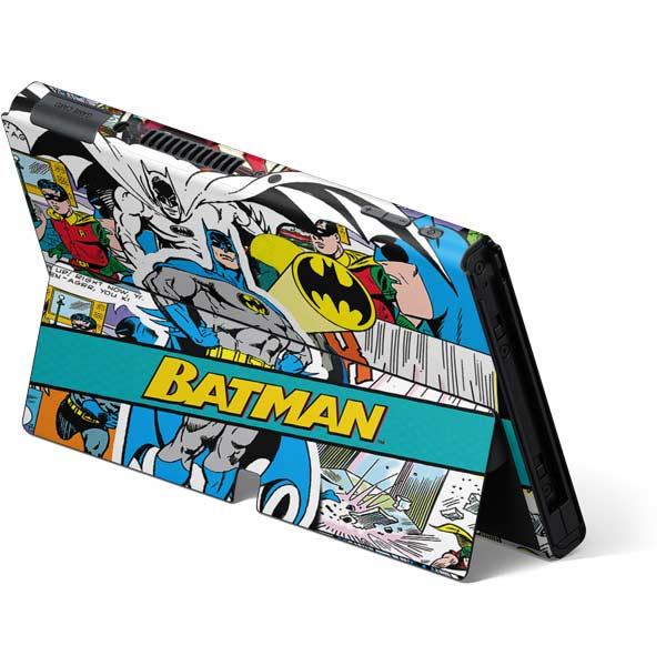 Batman Comic Book Nintendo Switch OLED (2021) Bundle Skin