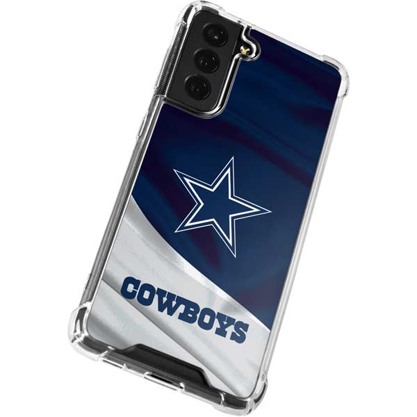 Skinit Pro Phone Case Compatible with iPhone 8 Plus - Officially Licensed  NFL Dallas Cowboys Large Logo Design White