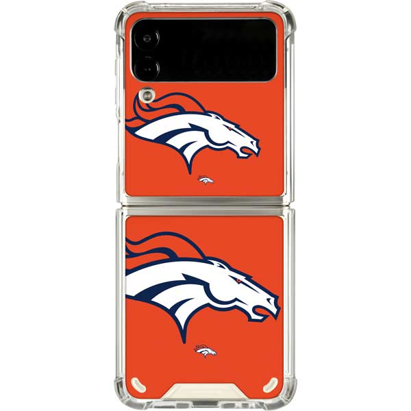 Skinit Clear Phone Case Compatible with Google Pixel 7 - Officially Licensed NFL Denver Broncos Design