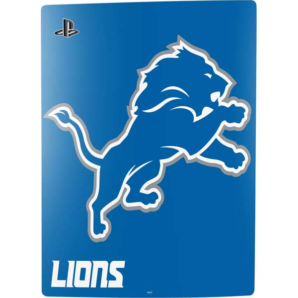 Black Detroit Lions Personalized AirPods Case Cover