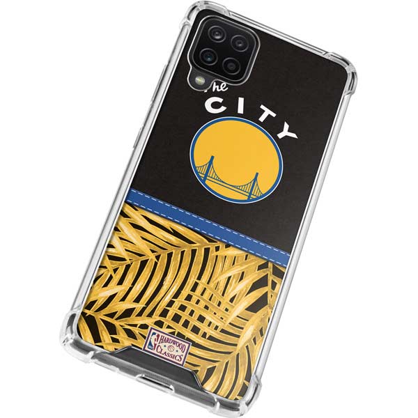 Golden State Warriors Team Logo Grunge Samsung Galaxy A12 Clear Case