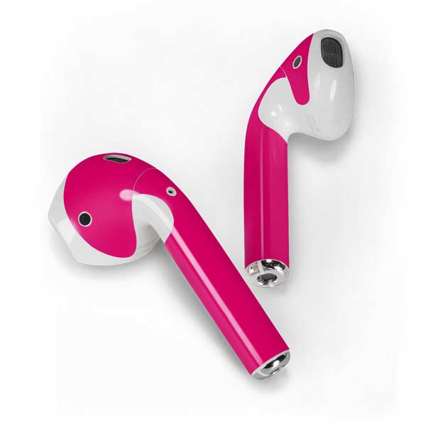 HOT Pink Solid Apple AirPods Skin