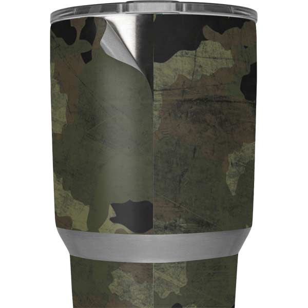  Skin Decal Wrap for Yeti Tumbler Rambler 30 oz Camouflage Green  (Tumbler NOT Included)