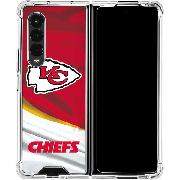 Skinit Clear Phone Case Compatible with iPhone 11 - Officially Licensed NFL Kansas City Chiefs Large Logo Design