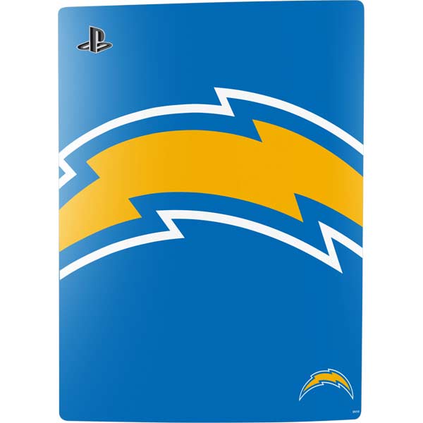 : Skinit Decal Gaming Skin Compatible with PS5 Console and  Controller - Officially Licensed NFL Los Angeles Chargers Large Logo Design  : Sports & Outdoors