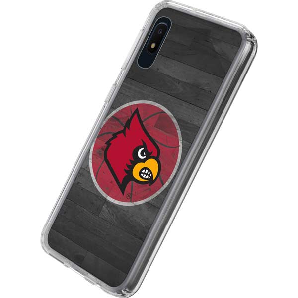 Skinit Clear Phone Case Compatible with Galaxy S20 - Officially Licensed  University of Louisville Cardinals Basketball Design