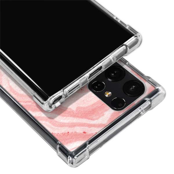 Pink Clear Galaxy S24 Ultra Case