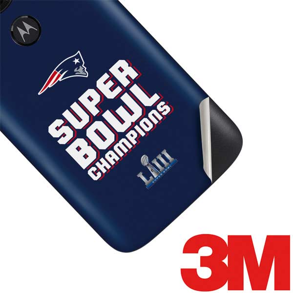 Patriots Super Bowl Liii Champions Motorola E Series Skin 