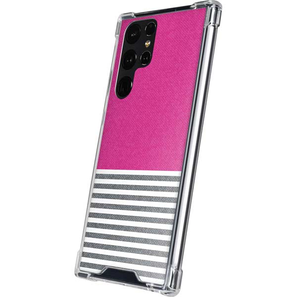 Pink Clear Galaxy S24 Ultra Case
