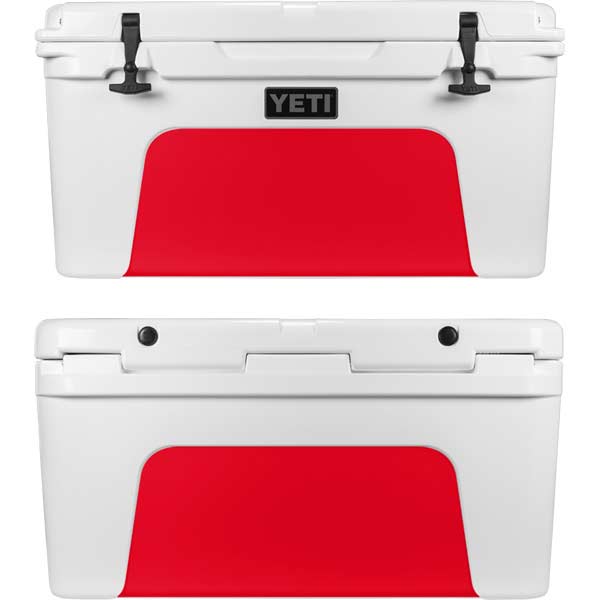 Red YETI Tundra 65 Hard Cooler Skin