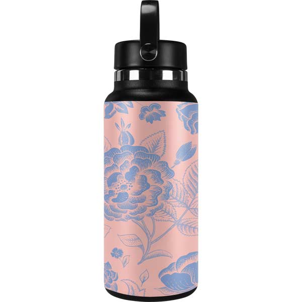 Skin Wrap Decal Compatible with Hydro Flask Wide Mouth Bottle 32oz Solids Collection Lavender (Bottle Not Included)