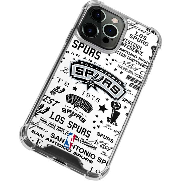 San Antonio Spurs Historic Blast iPhone 13 Pro Max Clear Case