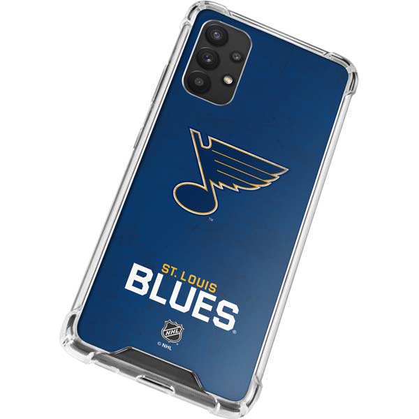 St. Louis Blues Distressed Galaxy S22 Ultra Pro Case - Skinit