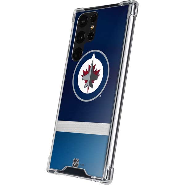 Winnipeg Jets Alternate Jersey Galaxy S22 Ultra Clear Case Skinit