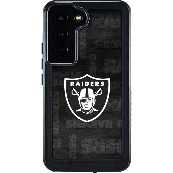 NFL Las Vegas Raiders Black & White Galaxy S24 Case | Waterproof Phone ...