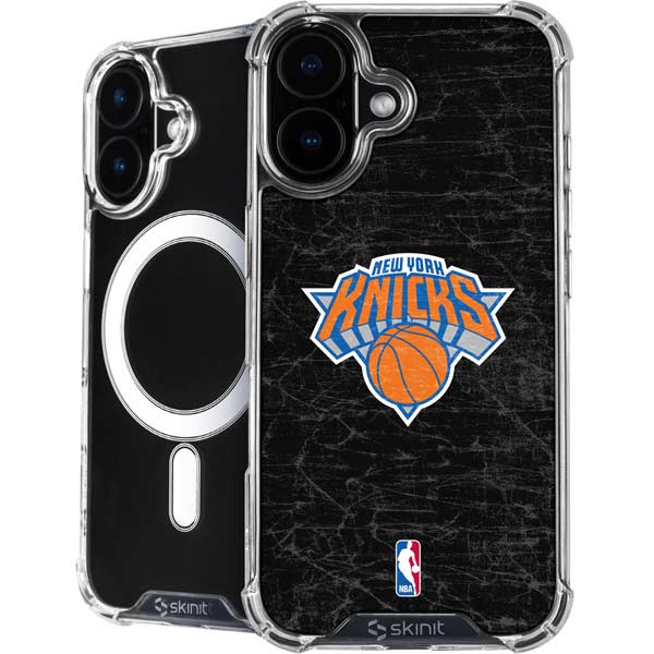 NBA New York Knicks Black Secondary Logo iPhone 16 MagSafe Case | Skinit