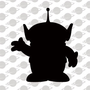 Toy story deals aliens silhouette