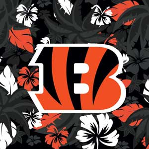 Cincinnati Bengals NFL Graphic Tropical Pattern And US Flag