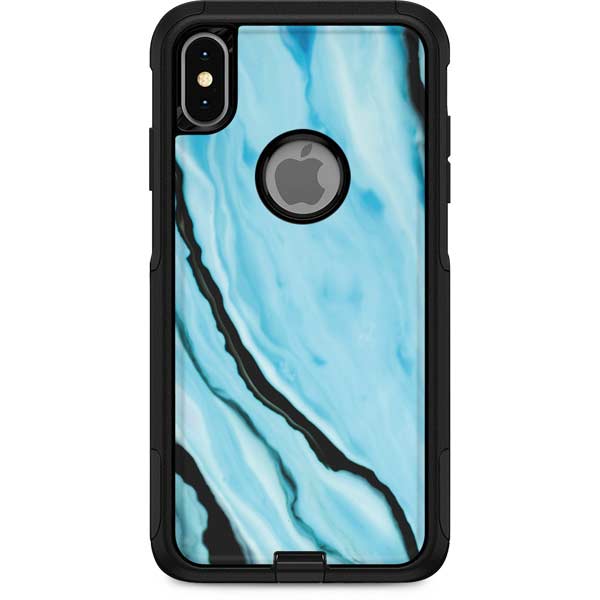 OtterBox Black Vancouver Canucks iPhone White Marble Slate Case