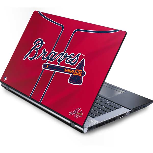 Atlanta Braves Alternate/Away Jersey Skin for Universal Laptop 14