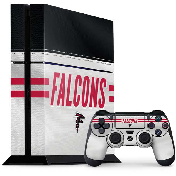 Atlanta Falcons Distressed Sony PlayStation Skin