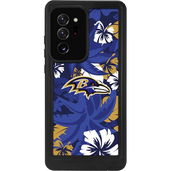 Baltimore Ravens Tropical Print Waterproof Case for Galaxy Note20 Ultra ...