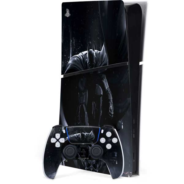 Skinit Decal Gaming Skin Compatible with PS5 Console and Controller -  Officially Licensed Warner Bros Batman Arkham Logo Design