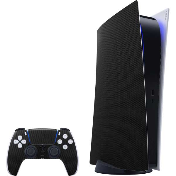 Specialty Vinyl Black Hex Texture PS5 Slim Bundle Skin