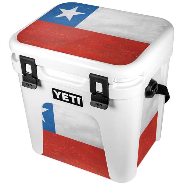 Red YETI Roadie 24 Hard Cooler Skin