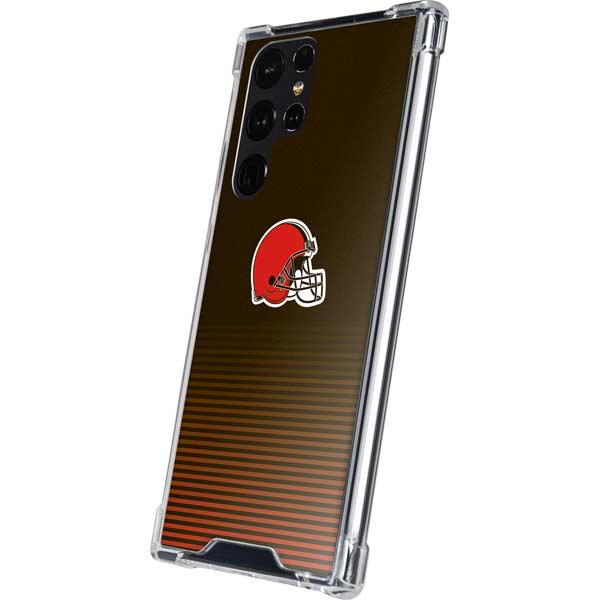 Cleveland Browns Breakaway Galaxy S24 Ultra Clear Case | Skinit