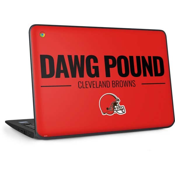 NFL Cleveland Browns Team Motto HP Chromebook Skin