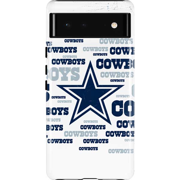 Skinit Pro Phone Case Compatible with Google Pixel 6 - Officially Licensed  NFL Dallas Cowboys Blast Design Blue