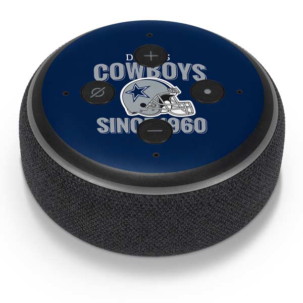 : Skinit Decal Audio Skin Compatible with  Echo Dot 3 -  Officially Licensed NFL Dallas Cowboys Blue Performance Series Design :  Electronics