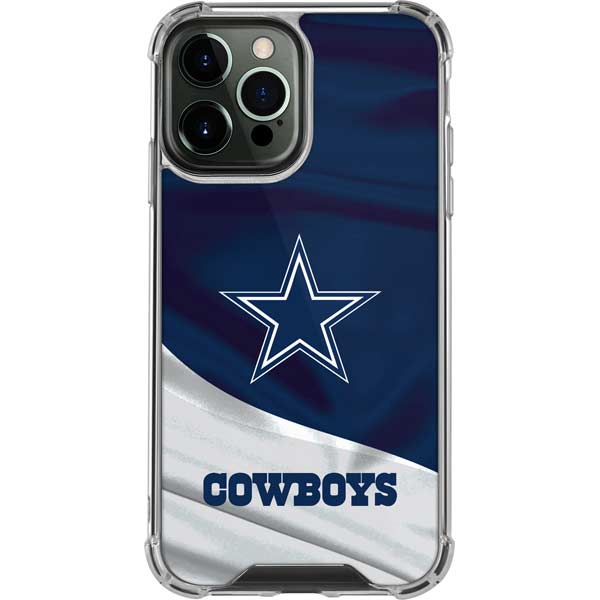 Dallas Cowboys iPhone Clear Text Backdrop Design Case 