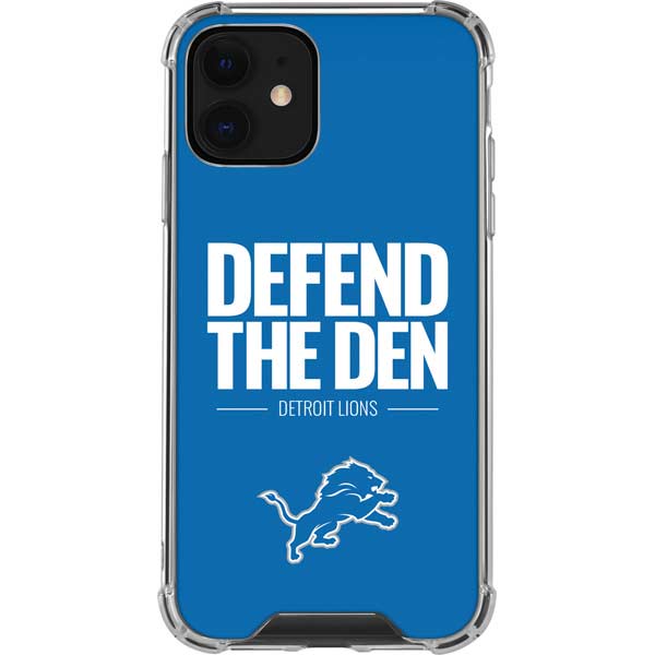 NFL Detroit Lions Team Motto iPhone 12 Clear Case