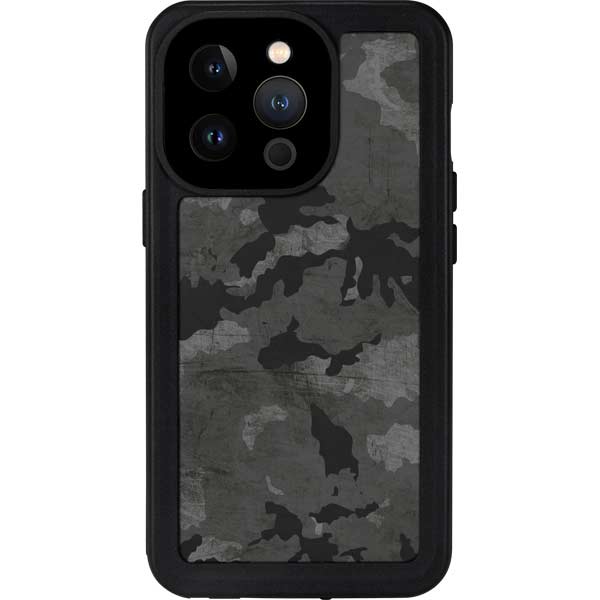 Digital Camo Waterproof Case for iPhone 15 Pro Waterproof Phone