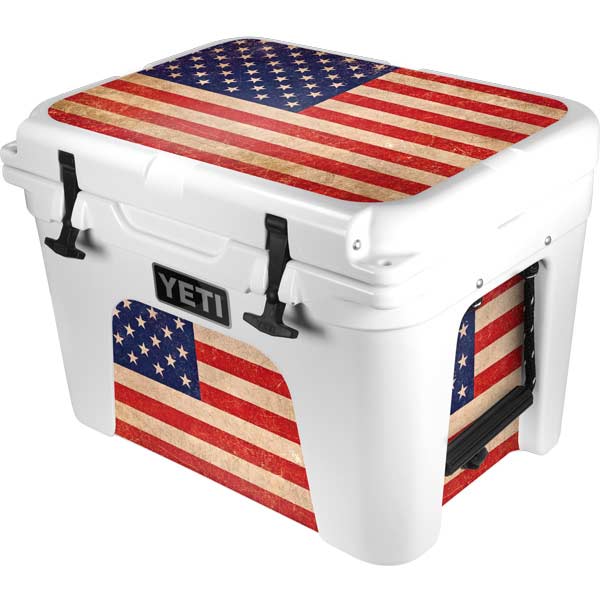 Red YETI Tundra 65 Hard Cooler Skin