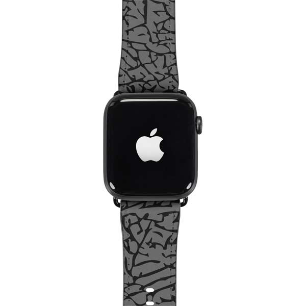 Elephant Print Grey Apple Watch Band 42 44mm