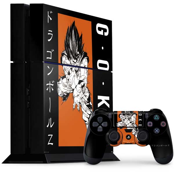  Skinit Decal Gaming Skin Compatible with Xbox Series X Console  and Controller - Officially Licensed Dragon Ball Z Goku Wasteland Bold  Design : Video Games