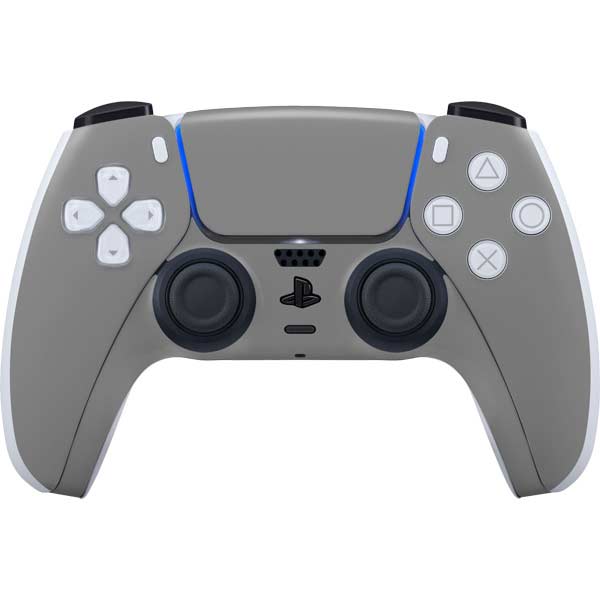 Gray Solid PS5 Controller Skin