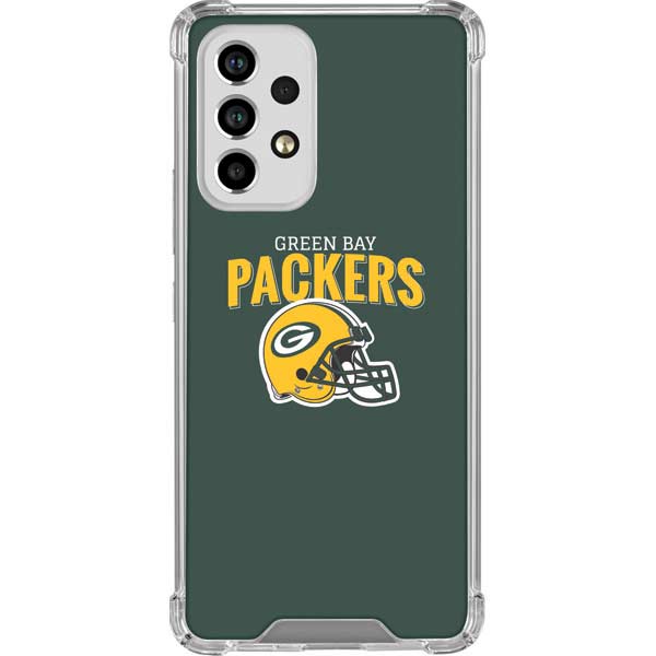 Green Bay Packers Helmet Galaxy A33 5G Clear Case - Skinit