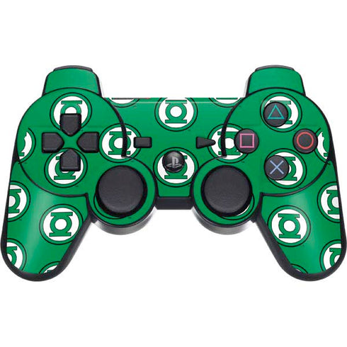 Green Lantern Logo Pattern Sony Playstation Skin 