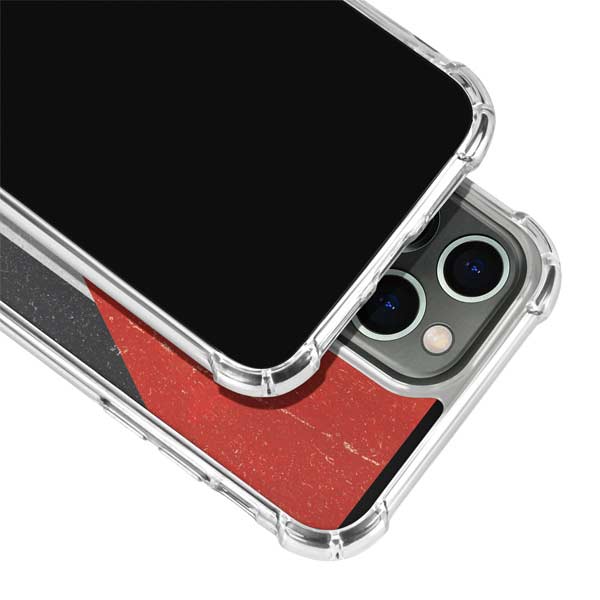 Jordan Flag Distressed iPhone 13 Pro Clear Phone Case | Skinit