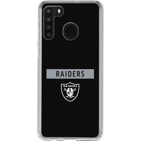 Las Vegas Raiders Black Performance Series iPhone 13 Mini Clear