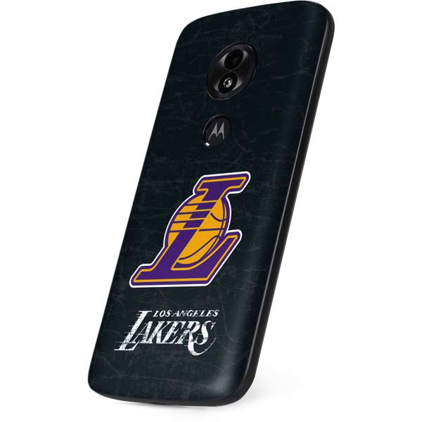 Los Angeles Lakers Secondary Logo Motorola E Series Skin 