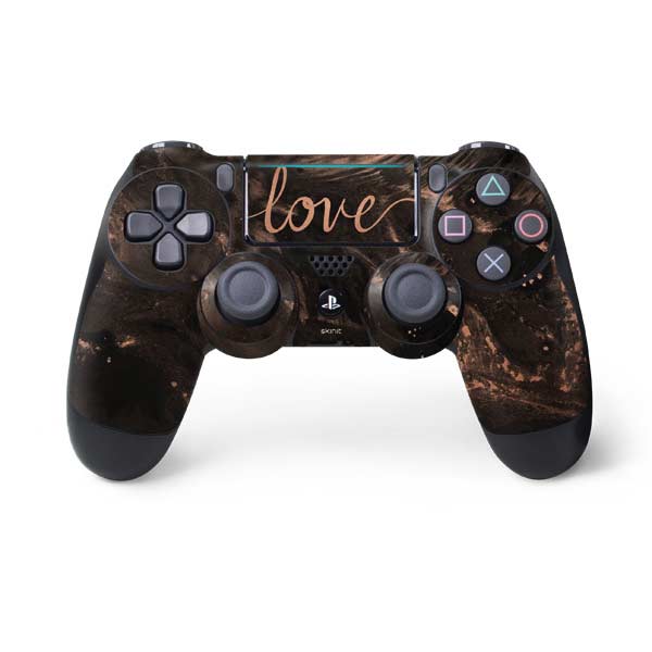 Love Rose Gold Black Sony PlayStation Skin Skinit