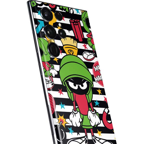 Marvin the Martian Striped Patches Galaxy S22 Ultra Skin | Skinit Phone ...