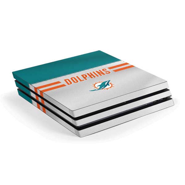 Skinit Decal Gaming Skin Compatible with PS4 Console - Officially Licensed  NFL Miami Dolphins Retro Logo Design